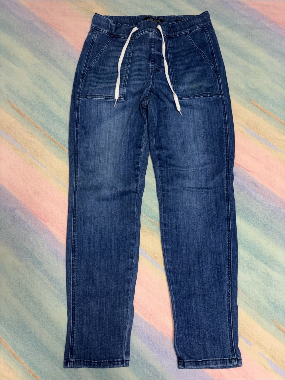 Judy Blue Jeans Womens size 7 / 28 Clearwater Jogger High Rise Straight
